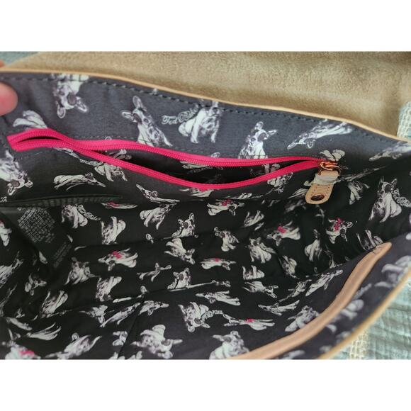 Ted Baker Soft Pink Crossbody Bag Rose Gold Hardware Small Purse - Picture 6 of 8